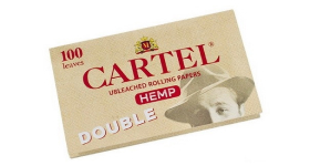 Бумага для самокруток Cartel Double Organic Hemp 100
