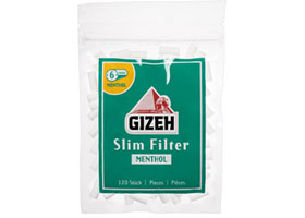 Фильтры для самокруток Gizeh Slim Filter Menthol