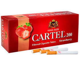 Сигаретные гильзы Cartel Strawberry 200 шт.