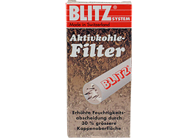 Фильтры для трубок Blitz Угольные 9мм, 10 шт.