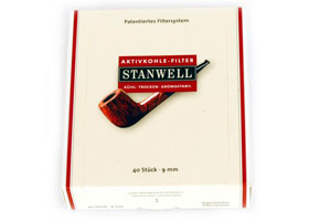 Фильтры для трубок Stanwell Угольные 9мм, 40 шт.