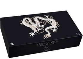 Хьюмидор Elie Bleu Dragon Black на 110 сигар
