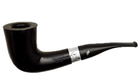 Курительная трубка Peterson Sherlock Holmes Ebony Mycroft P-Lip 9 мм
