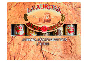 Подарочный набор сигар Lа Aurora Аssortment Box  (Glass Tubes)