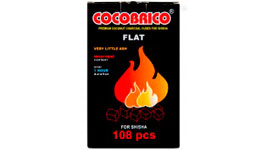 Уголь для кальяна Cocobrico Flat 25мм, 108шт.